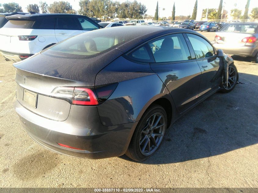 2022 TESLA MODEL 3 LONG RANGE VIN: 5YJ3E1EB5NF275760
