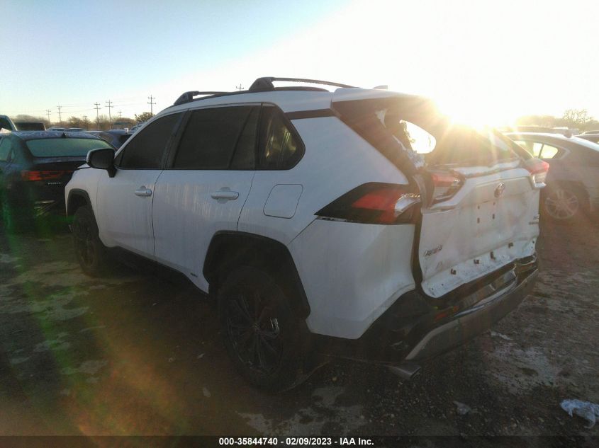 2022 TOYOTA RAV4 HYBRID SE VIN: 4T3T6RFV0NU075917