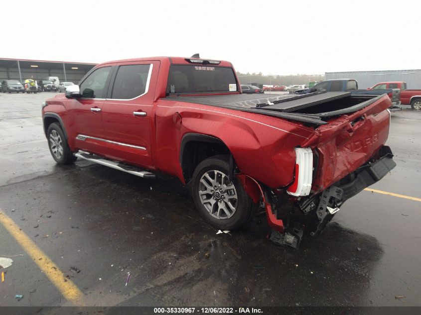 2022 TOYOTA TUNDRA 2WD 1794 EDITION VIN: 5TFMA5BC1NX002163