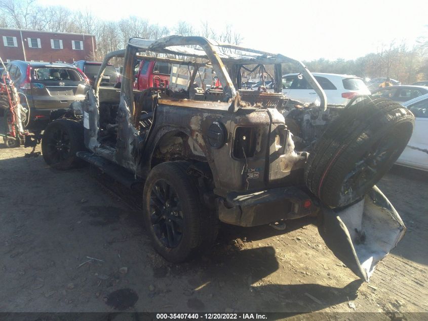 2021 JEEP WRANGLER 4XE UNLIMITED SAHARA VIN: 1C4JJXP64MW738763