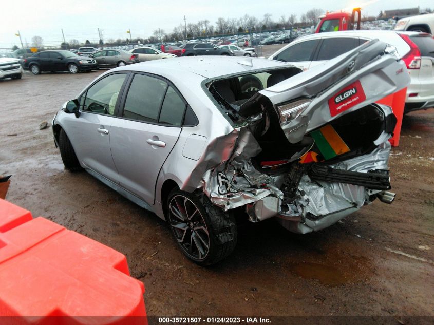 2022 TOYOTA COROLLA SE/SE NIGHTSHADE/APEX SE VIN: JTDS4MCE3N3501109