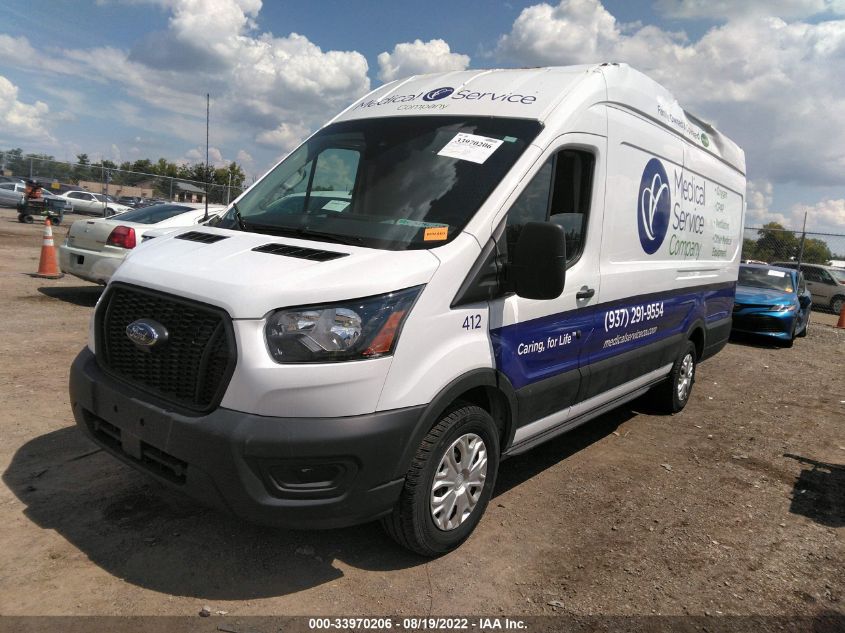 2021 FORD TRANSIT CARGO VAN VIN: 1FTBW3X82MKA21673