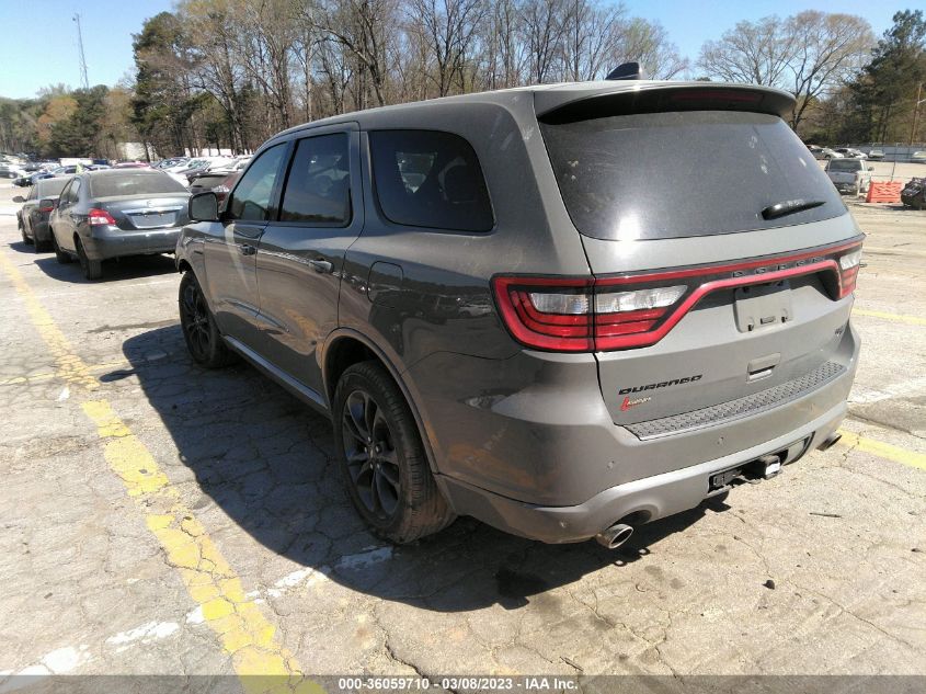 2022 DODGE DURANGO R/T PLUS VIN: 1C4SDHCT8NC190024