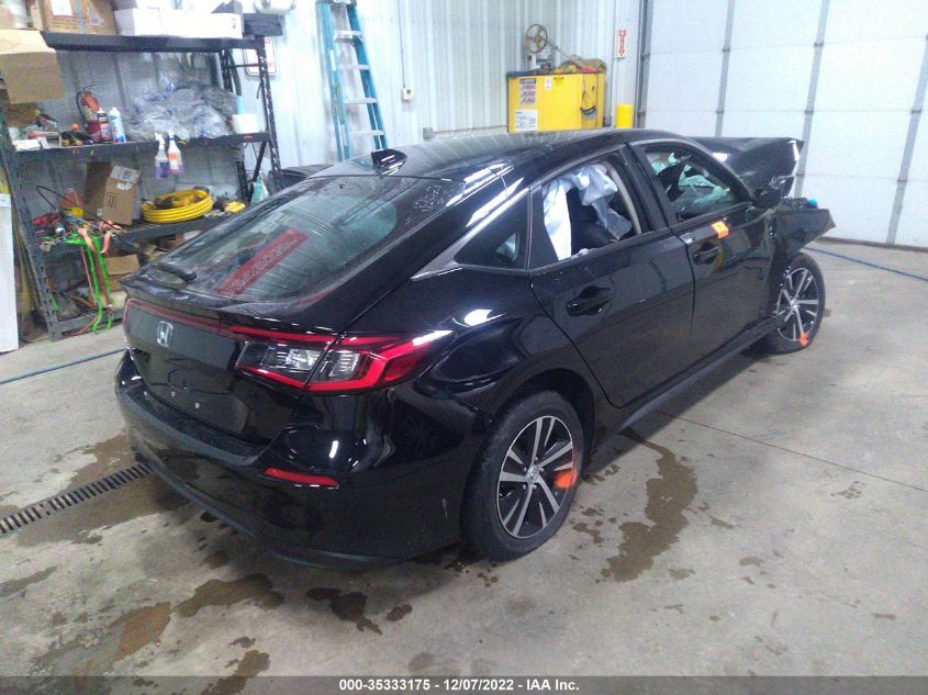 2022 HONDA CIVIC HATCHBACK LX VIN: 19XFL2H56NE000581