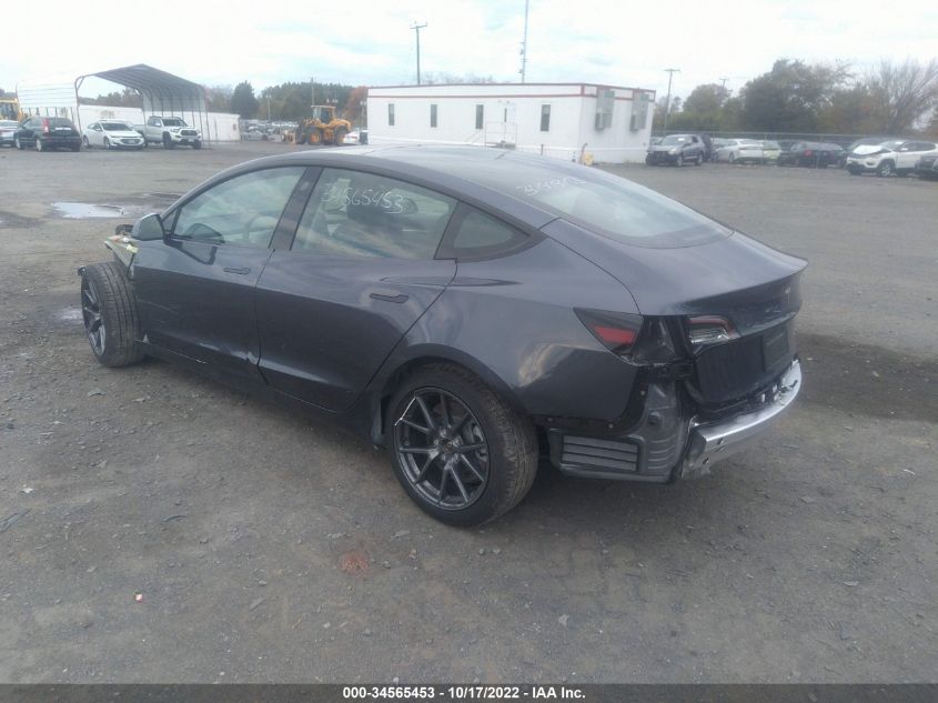 2022 TESLA MODEL 3 LONG RANGE VIN: 5YJ3E1EB8NF173059
