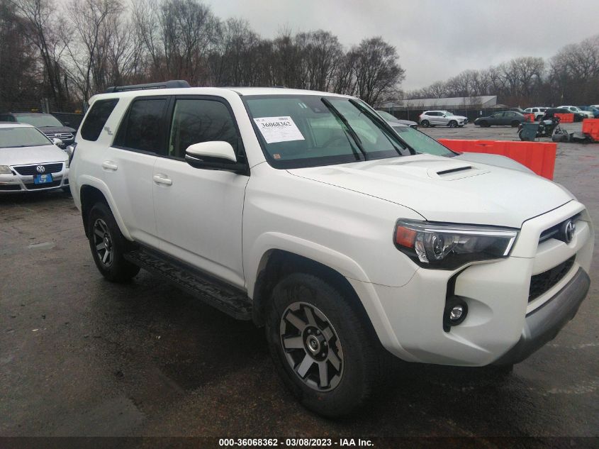 2022 TOYOTA 4RUNNER TRD OFF ROAD PREMIUM VIN: JTERU5JR1N6052632