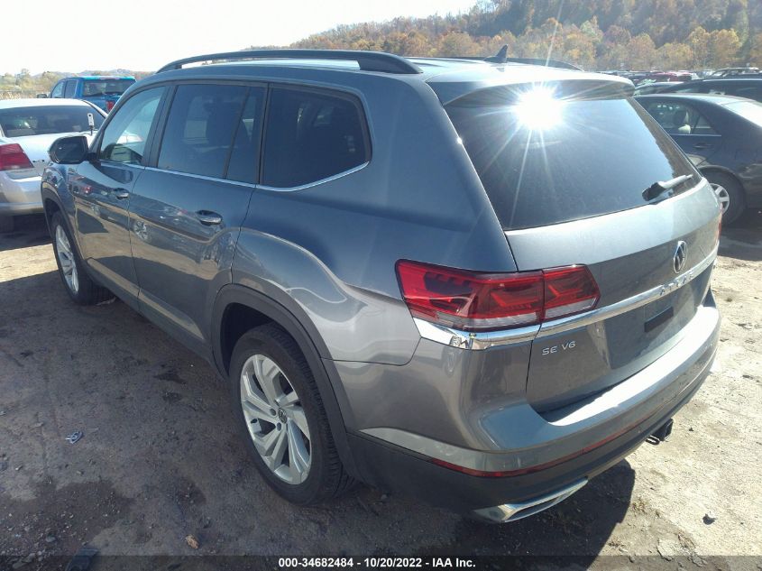 2022 VOLKSWAGEN ATLAS 3.6L V6 SE W/TECHNOLOGY VIN: 1V2HR2CA3NC516379