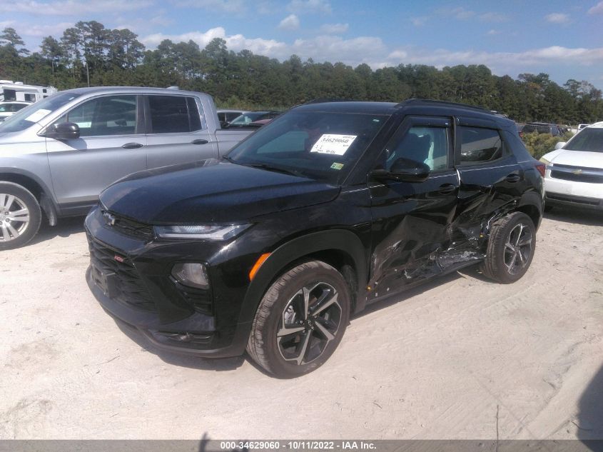 2022 CHEVROLET TRAILBLAZER RS VIN: KL79MUSL1NB043720