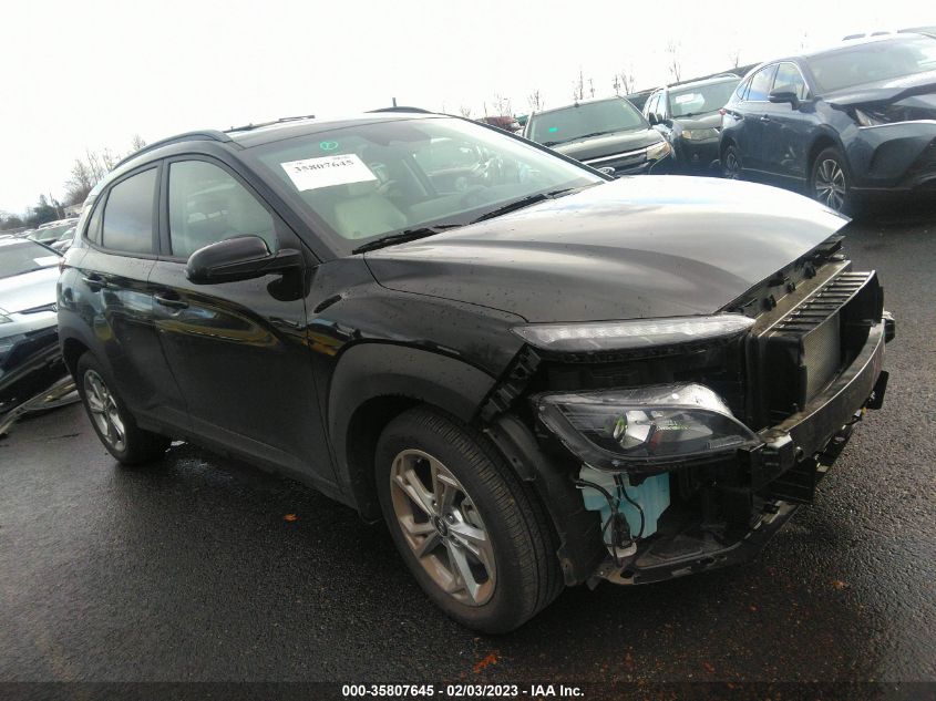 2022 HYUNDAI KONA SEL VIN: KM8K6CAB7NU873622