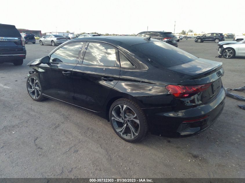 2022 AUDI A3 SEDAN PREMIUM VIN: WAUAUDGY4NA094894