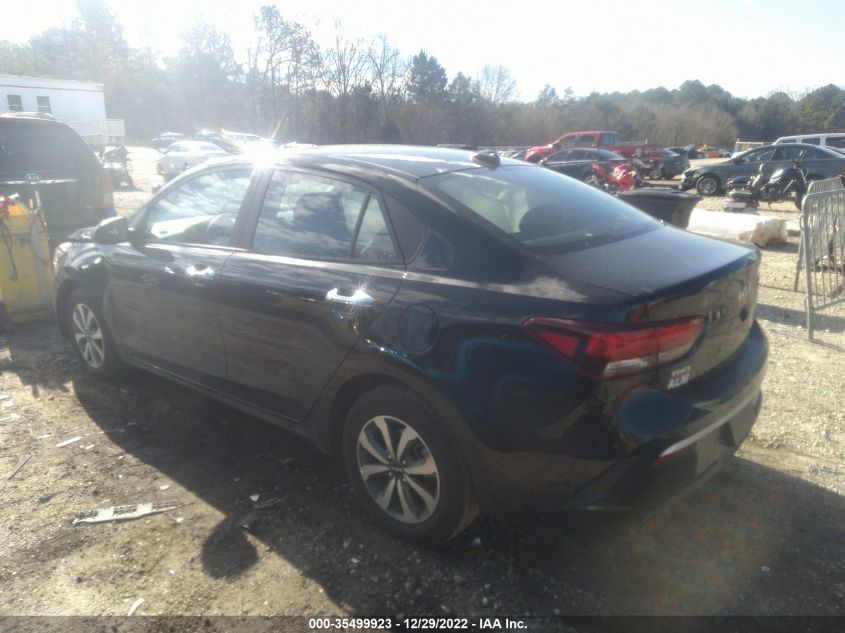 2022 KIA RIO S VIN: 3KPA24AD8NE476616