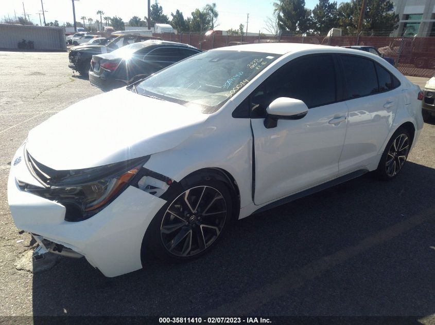 2022 TOYOTA COROLLA SE/SE NIGHTSHADE/APEX SE VIN: JTDS4MCE9N3500014