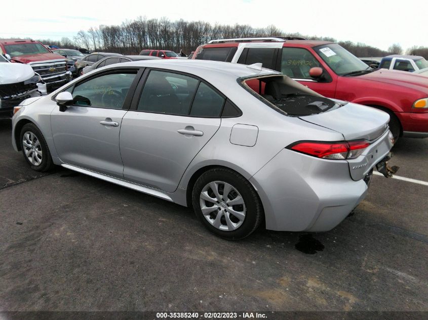 2021 TOYOTA COROLLA LE VIN: 5YFEPMAE9MP236516