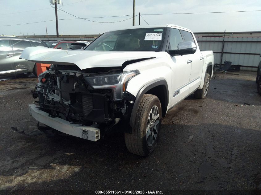 2022 TOYOTA TUNDRA 4WD 1794 EDITION VIN: 5TFMA5DB6NX030741