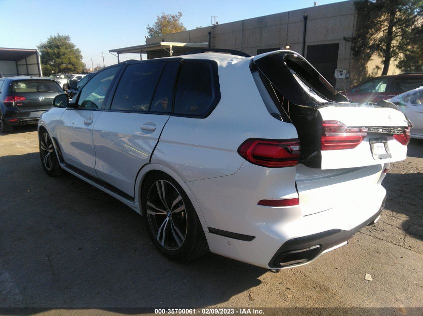 2021 BMW X7 XDRIVE40I VIN: 5UXCW2C09M9H97855