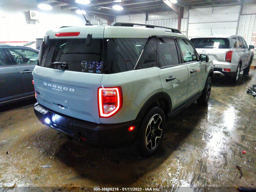 2021 FORD BRONCO SPORT BIG BEND VIN: 3FMCR9B60MRA12014