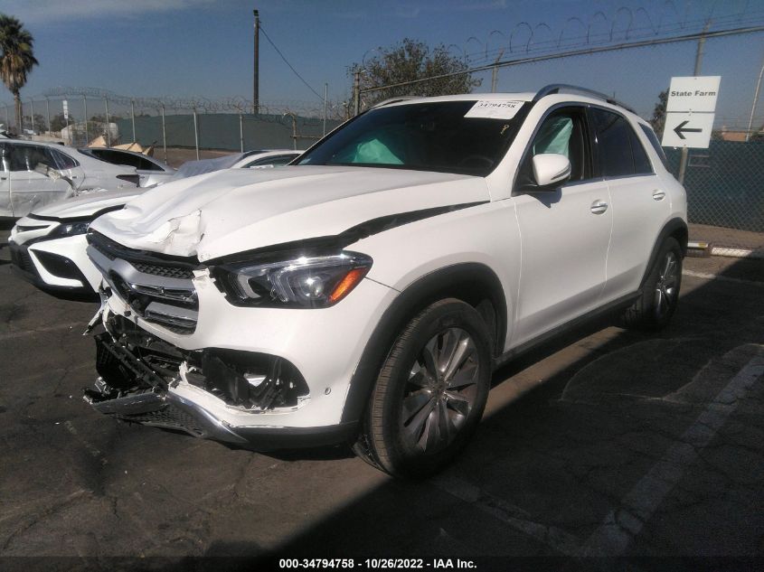 2022 MERCEDES-BENZ GLE GLE 350 VIN: 4JGFB4JB1NA739077