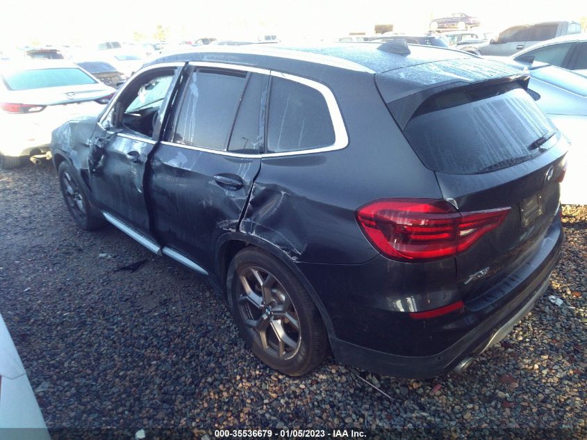 2021 BMW X3 XDRIVE30I VIN: 5UXTY5C08M9E45958
