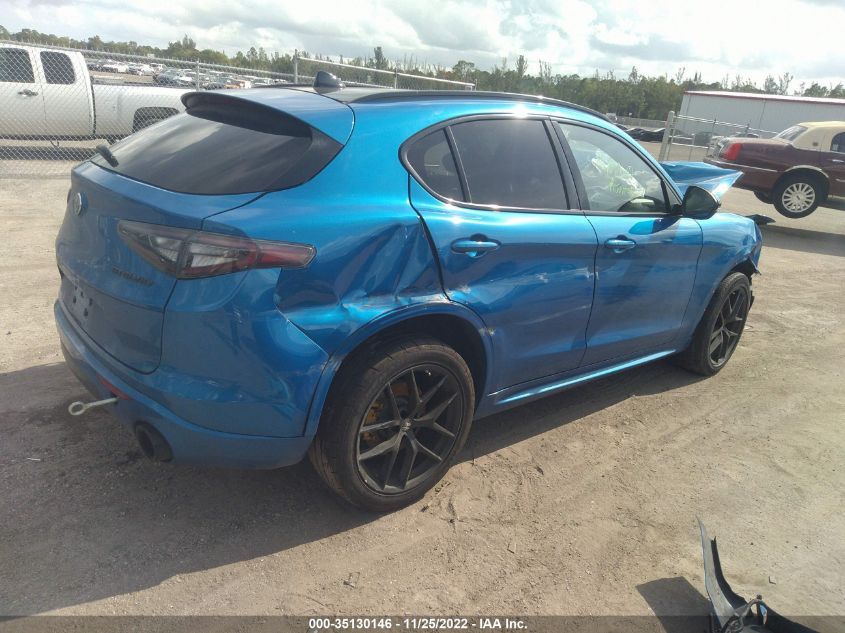 2021 ALFA ROMEO STELVIO TI SPORT VIN: ZASPAKBN3M7D02239