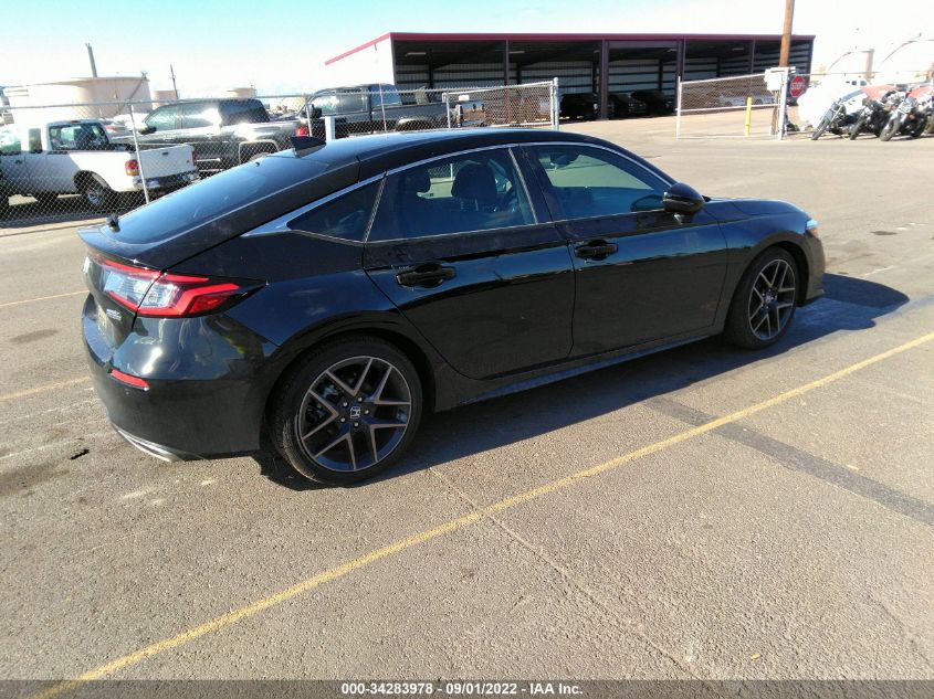 2022 HONDA CIVIC HATCHBACK SPORT TOURING VIN: 19XFL1H82NE011534