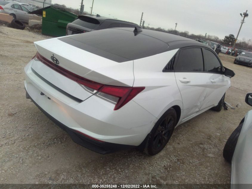 2022 HYUNDAI ELANTRA SEL VIN: 5NPLM4AG0NH076509