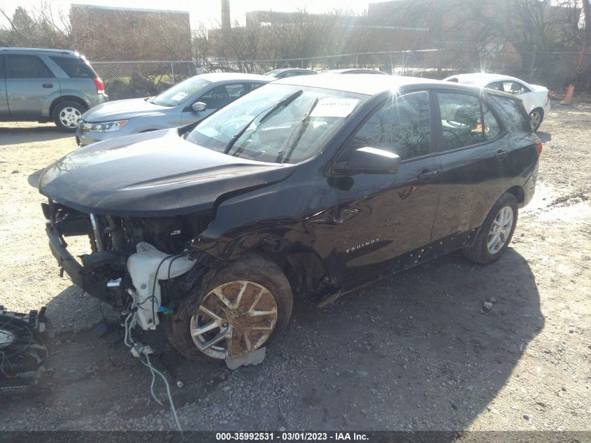 2022 CHEVROLET EQUINOX LS VIN: 2GNAXHEVXN6120574