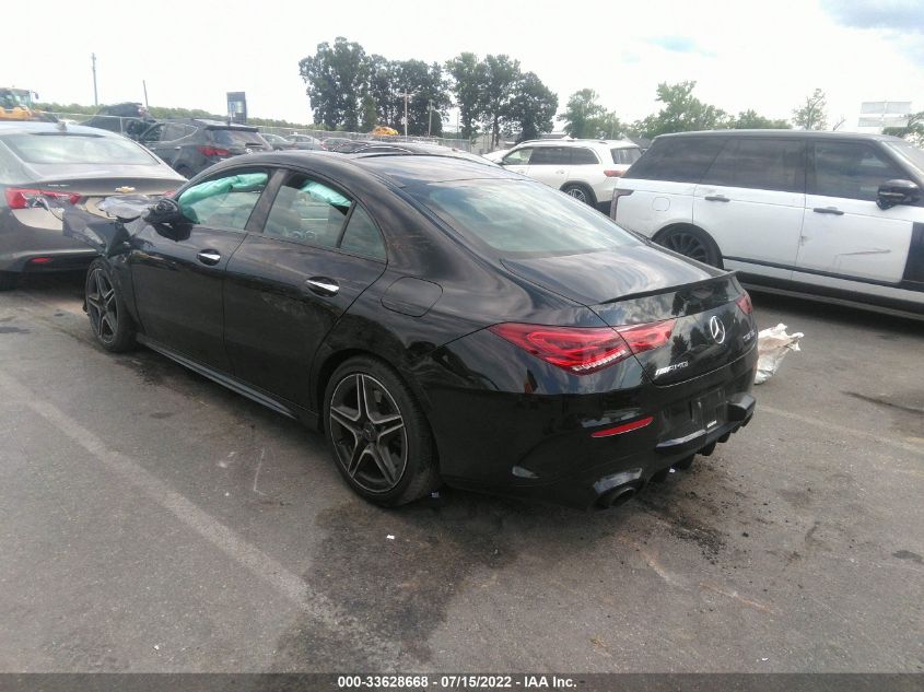 2021 MERCEDES-BENZ CLA AMG CLA 35 VIN: W1K5J5BB0MN168895