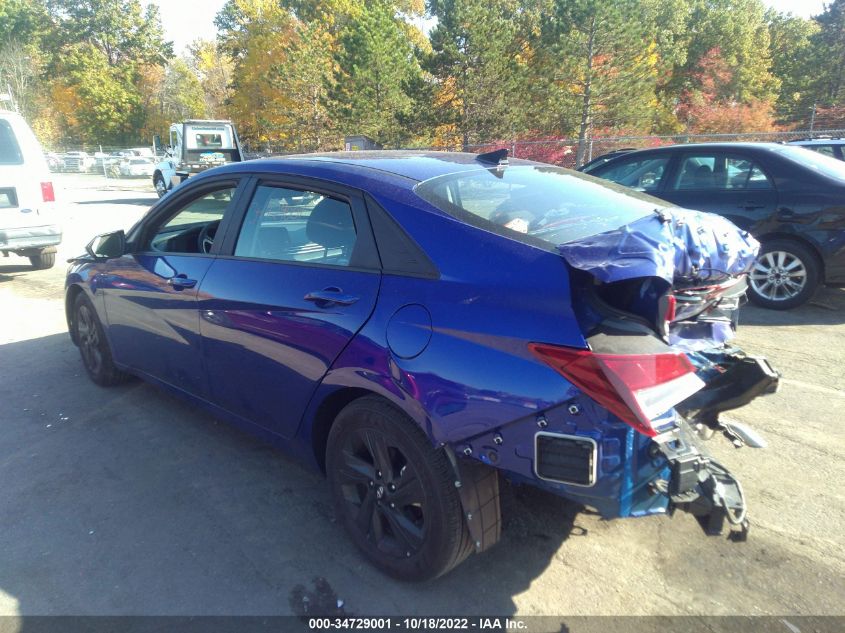 2022 HYUNDAI ELANTRA SEL VIN: KMHLM4AG4NU318896