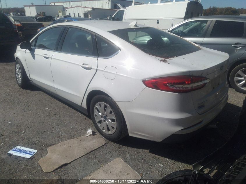 2020 FORD FUSION S VIN: 3FA6P0G78LR144110