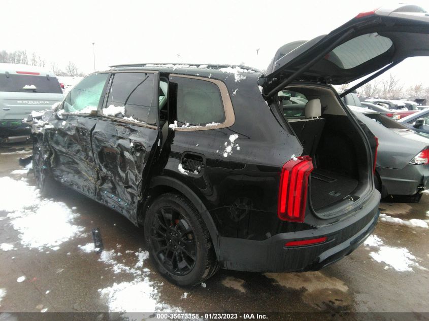 2021 KIA TELLURIDE EX VIN: 5XYP3DHC6MG101054