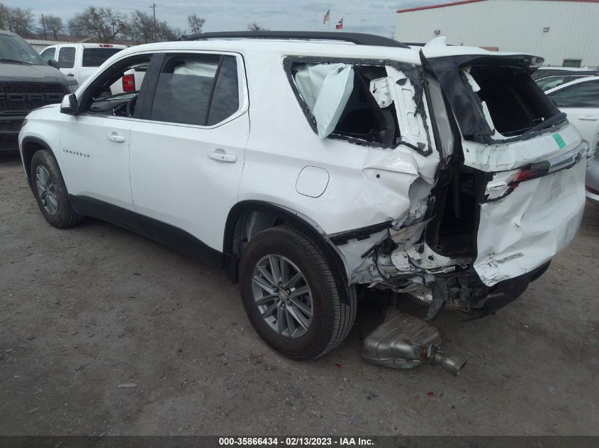 2022 CHEVROLET TRAVERSE LT CLOTH VIN: 1GNERGKW4NJ132337