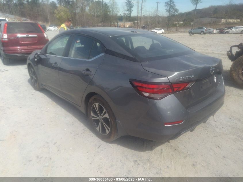 2022 NISSAN SENTRA SV VIN: 3N1AB8CV7NY234236