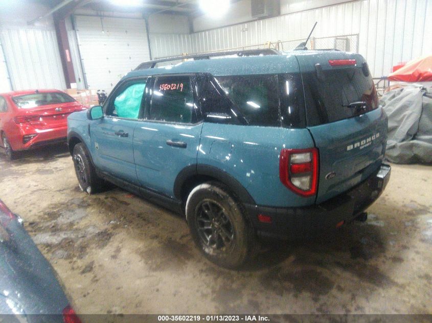 2022 FORD BRONCO SPORT BIG BEND VIN: 3FMCR9B68NRD83276