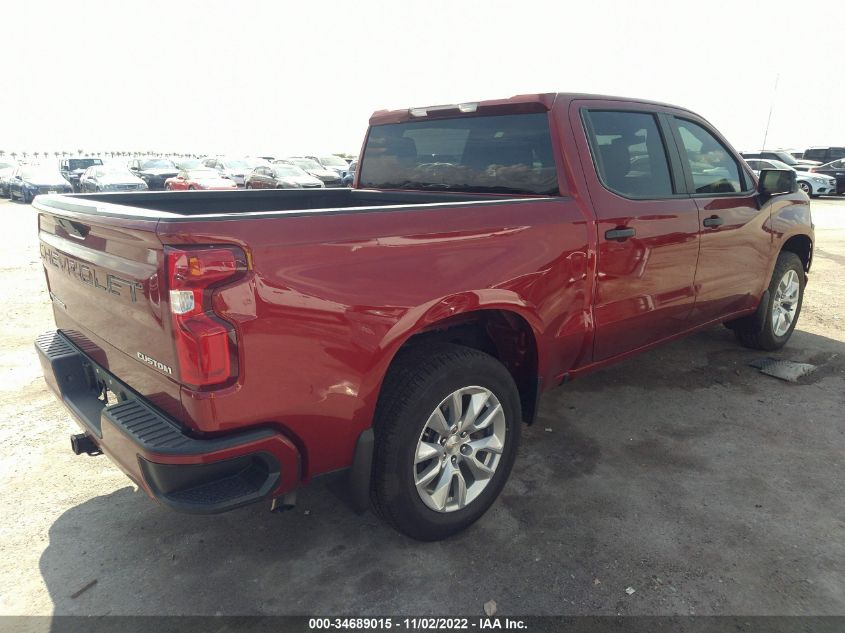 2021 CHEVROLET SILVERADO 1500 CUSTOM VIN: 3GCPWBEK4MG436984