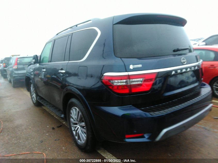 2021 NISSAN ARMADA SL VIN: JN8AY2BA8M9373999