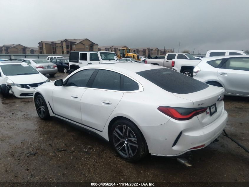 2022 BMW 4 SERIES 430I VIN: WBA63AV05NFM11377