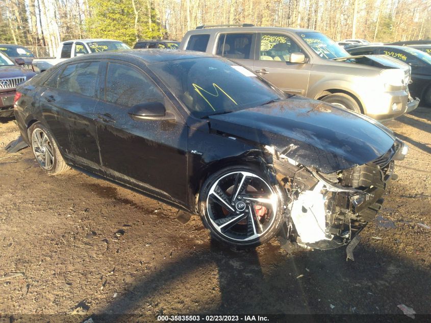 2023 HYUNDAI ELANTRA N LINE VIN: KMHLR4AF2PU393706