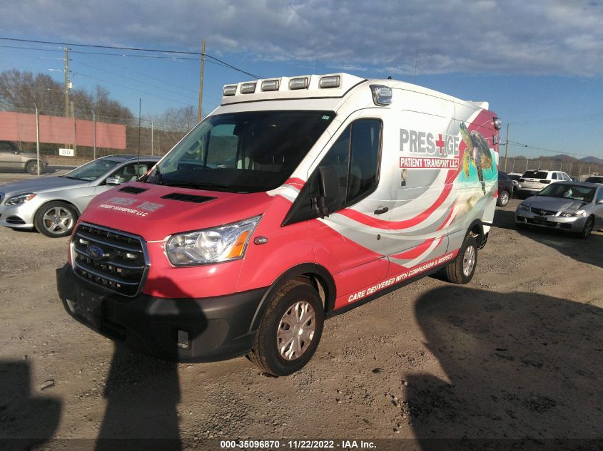 2020 FORD TRANSIT CARGO VAN VIN: 1FDBR1CG9LKB25872