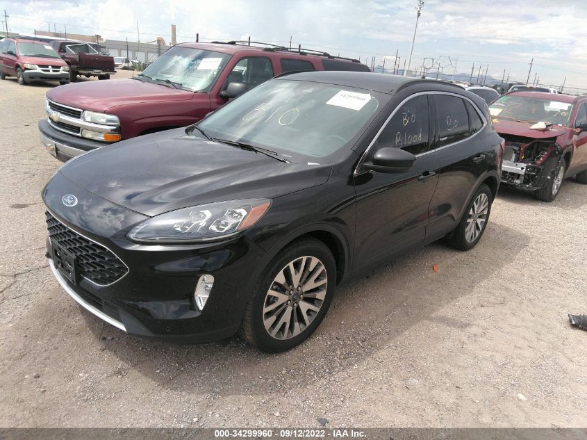 2021 FORD ESCAPE TITANIUM HYBRID VIN: 1FMCU0DZ7MUA78456