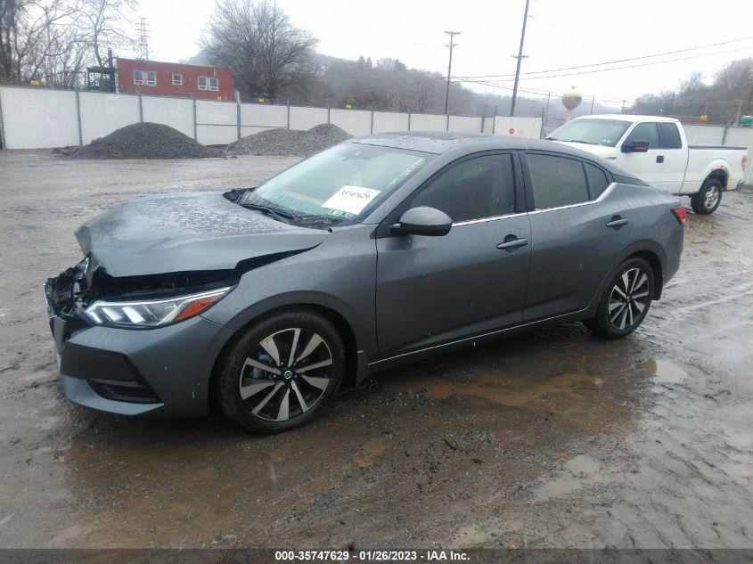 2022 NISSAN SENTRA SV VIN: 3N1AB8CVXNY295693