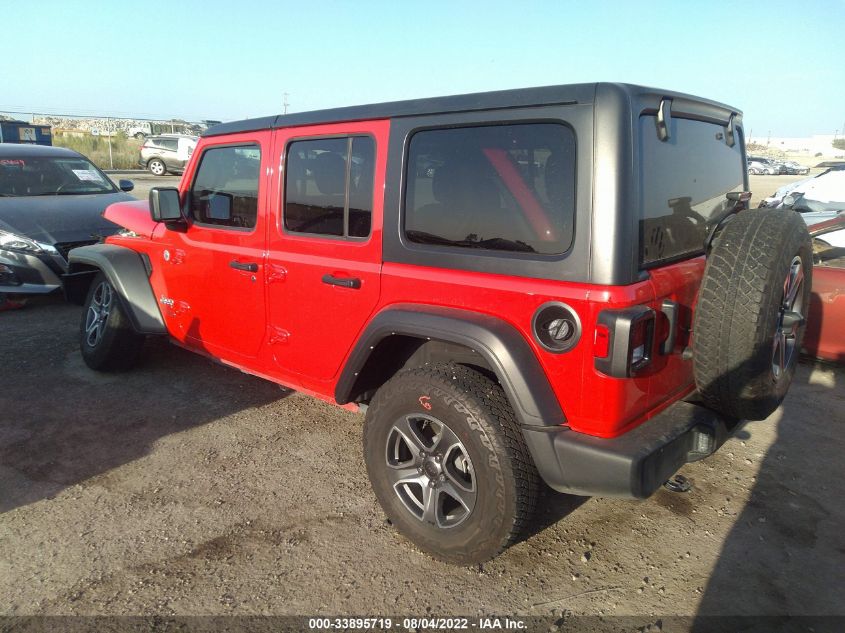 2021 JEEP WRANGLER UNLIMITED SPORT S VIN: 1C4HJXDN2MW503157
