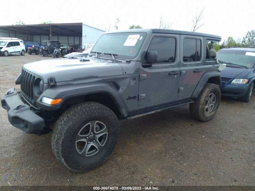 2022 JEEP WRANGLER UNLIMITED SPORT S VIN: 1C4HJXDG1NW152647