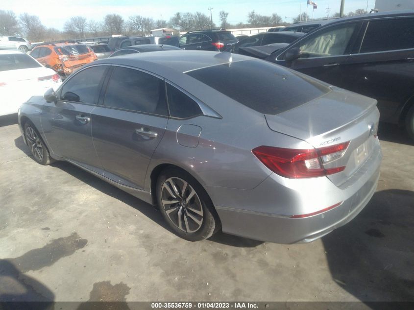 2022 HONDA ACCORD HYBRID EX-L VIN: 1HGCV3F56NA015222
