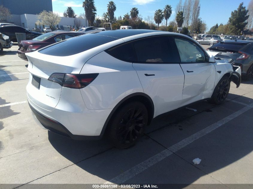 2023 TESLA MODEL Y LONG RANGE VIN: 7SAYGAEE9PF632826
