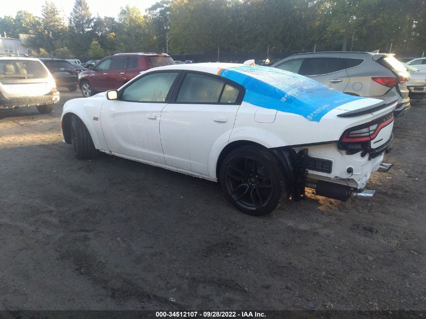 2022 DODGE CHARGER SCAT PACK WIDEBODY VIN: 2C3CDXGJ5NH189244