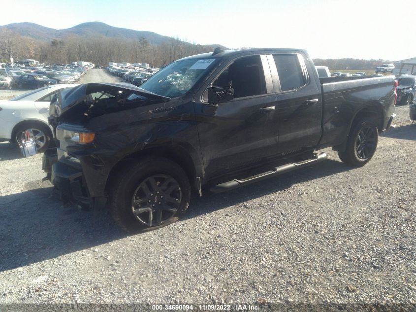 2022 CHEVROLET SILVERADO 1500 LTD CUSTOM VIN: 1GCRWBEK9NZ185745