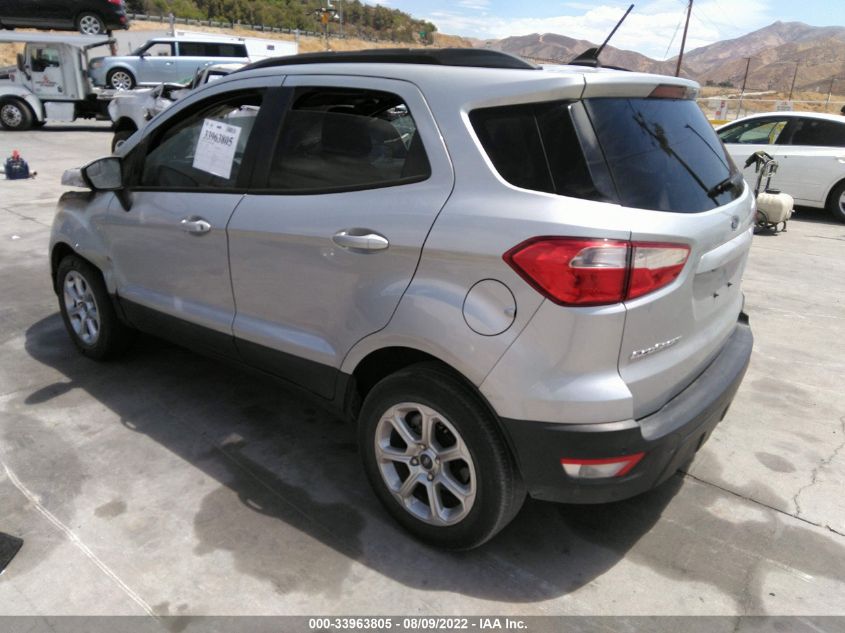 2020 FORD ECOSPORT SE VIN: MAJ3S2GE0LC319962