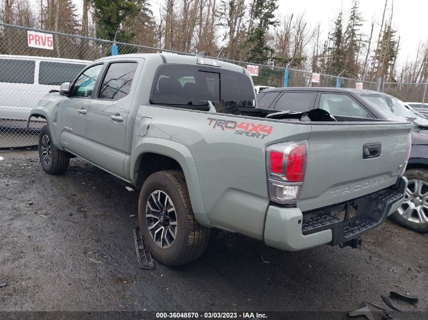 2022 TOYOTA TACOMA 4WD SR/SR5/TRD SPORT VIN: 3TMCZ5AN0NM467255