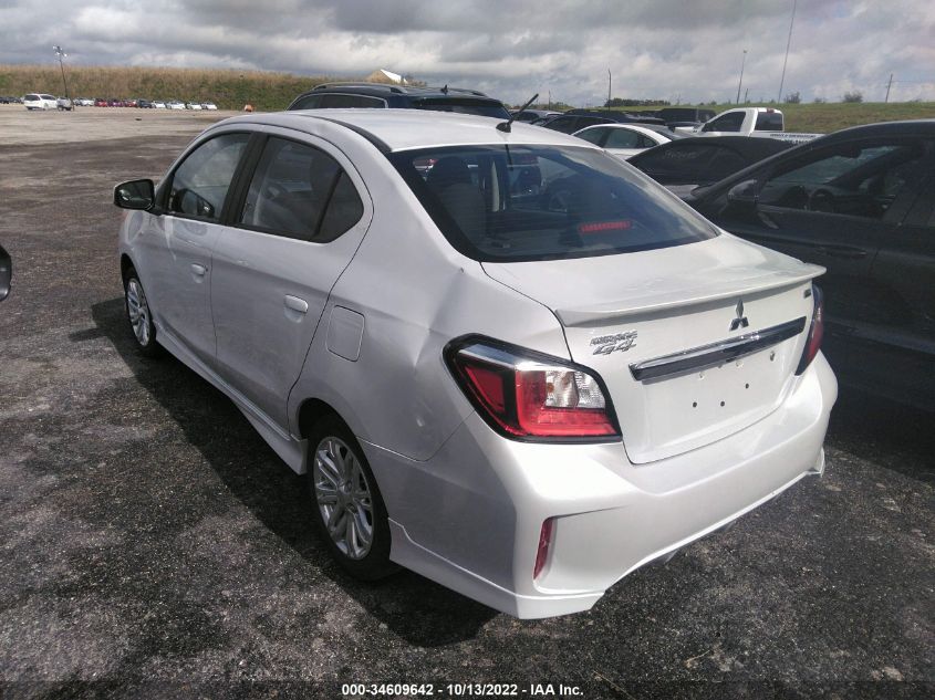 2021 MITSUBISHI MIRAGE G4 ES/LE/CARBONITE EDITION VIN: ML32FUFJ2MHF04772