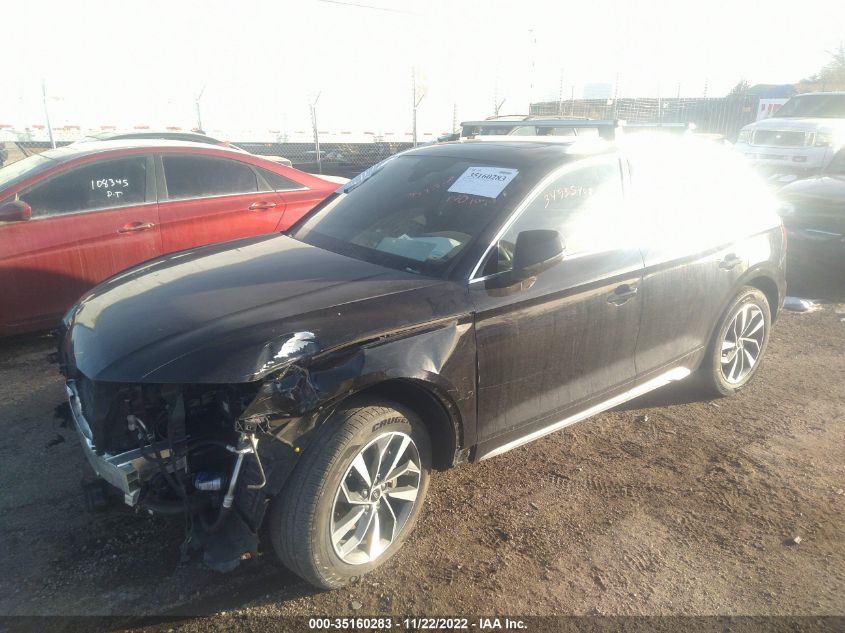 2021 AUDI Q5 PREMIUM PLUS VIN: WA1BAAFY8M2125423